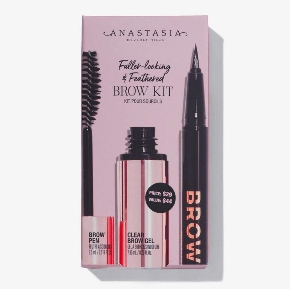 NWT Anastasia Beverly Hills Taupe Fuller Looking & Feathered Brow Kit